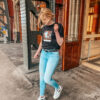 T-shirt Good Vibes zwart