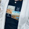 t-shirt just enjoy the moment close up