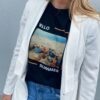 T-shirt hello summer close up