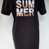 T-shirt dress Summer achterkant zwart