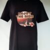 T-shirt enjoy the ride zwart