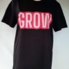 T-shirt grow voorkant zwart