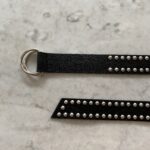 Riem met zilveren studs