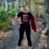 T-shirt grow zwart