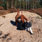 T-shirt enjoy the ride zwart